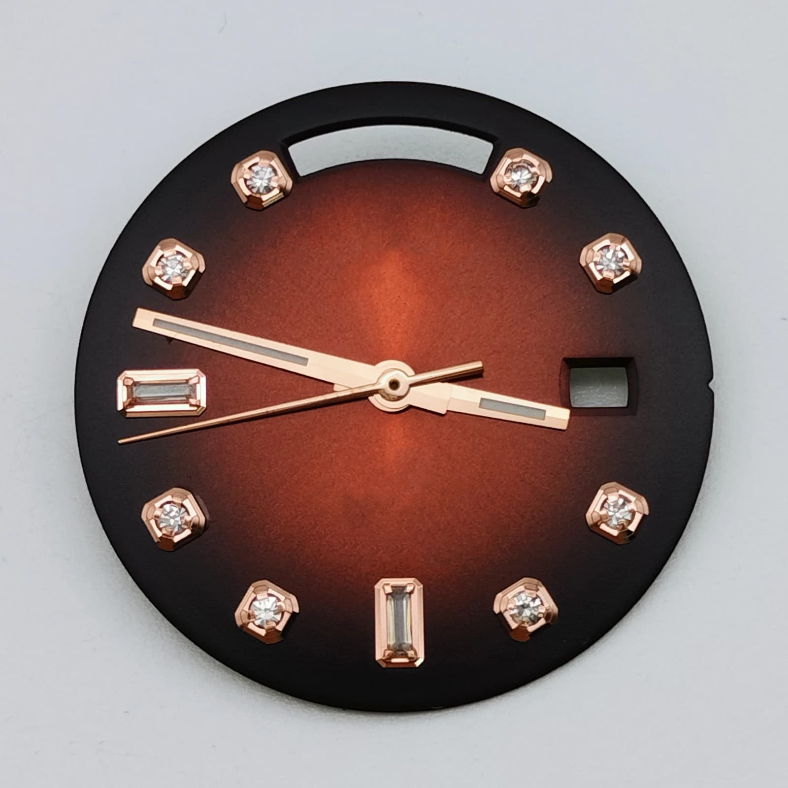 Watch Part 28.5MM Green Luminous Dial Add Hands Fit ST1644 Automatic Movement