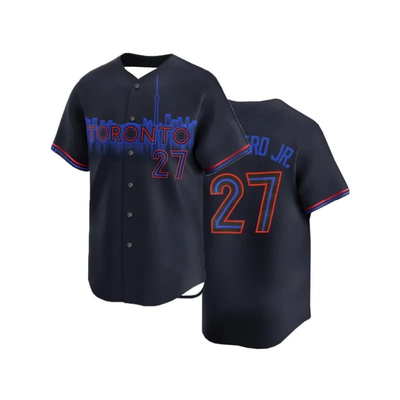 Men's Baseball Jersey  Sewing Embroidery Loose Uniforms Breathable Outfits Casual Sports Short Sleeves Shirts Buttons Toronto