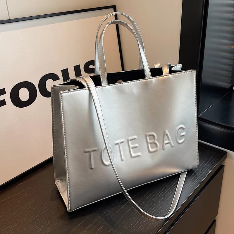 Designer Tote Bag For Women Large Capacity Handbag Portable Brand Briefcase Top Quality Pu Leather Female Shoulder Crossbody Bag