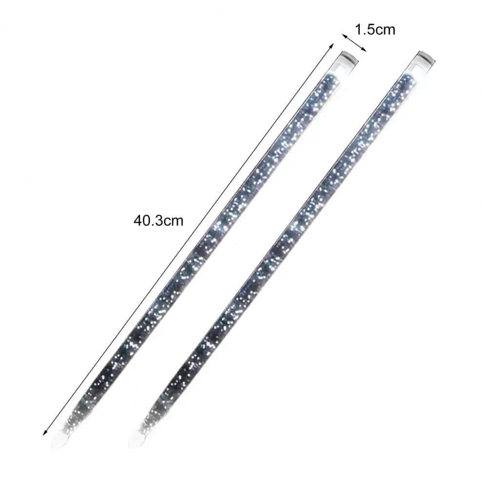 1 Pair Luminous Drumstick Fashion Sturdy Drum Sticks Glow in the Dark Luminous Drum Stick for Drummer Beginner