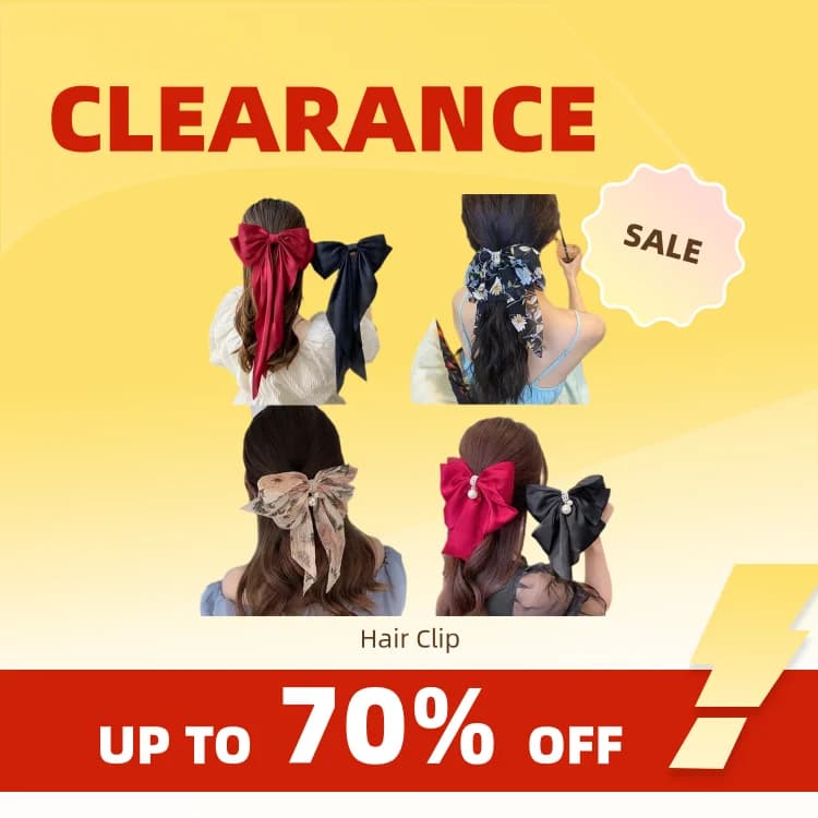 Clearance_New Red Bowknot Hairpin Fashion Women Hair Clip Fabric Korean Style Long Ribbon Butterfly Hairpin Hair Accessories_Con