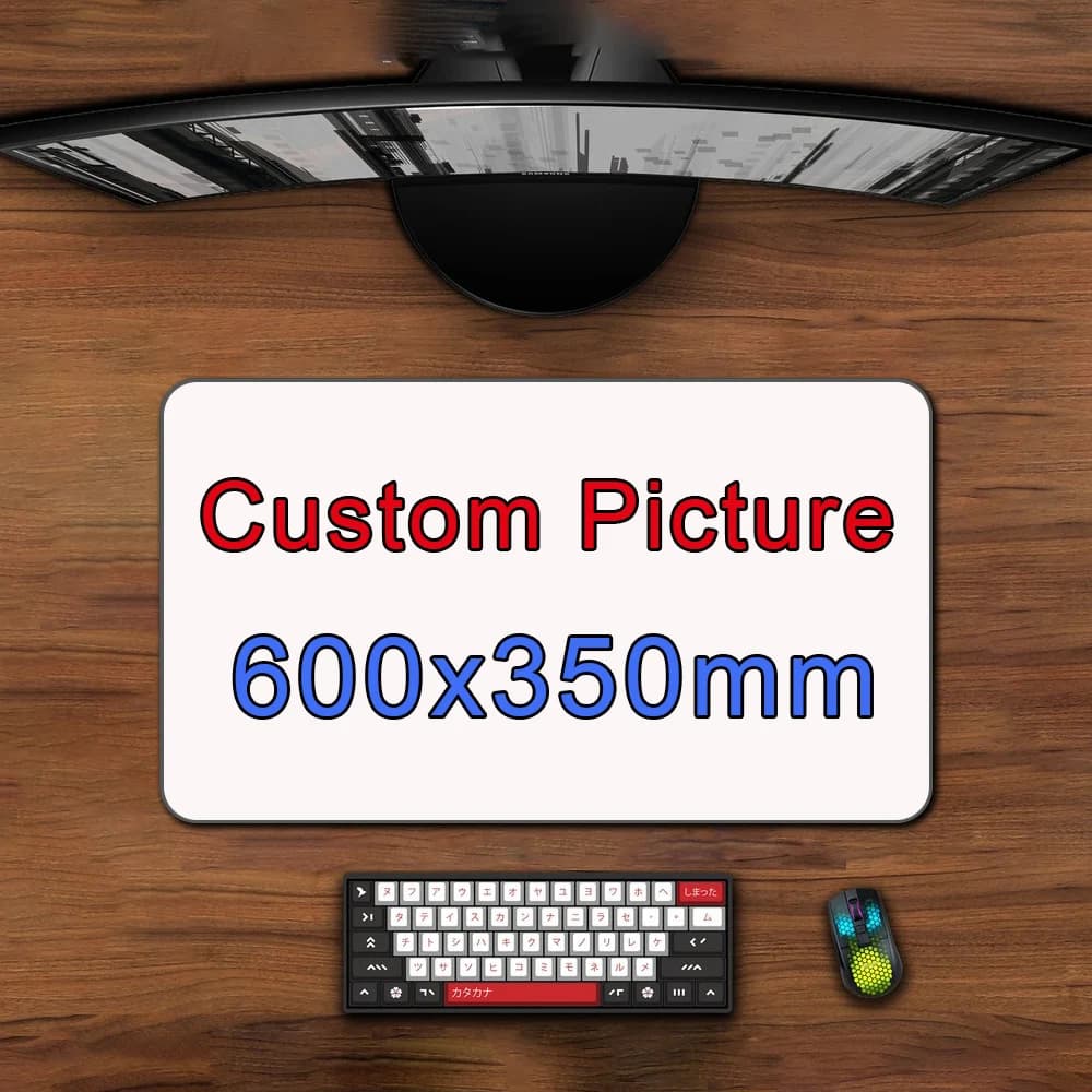 Custom Mouse Pad 350x600mm Sublimation Blanks 2mm 3mm 4mm 5mm Playmat Anime with Chest Uncensored Hentai Nude Adult Hip 35x60cm