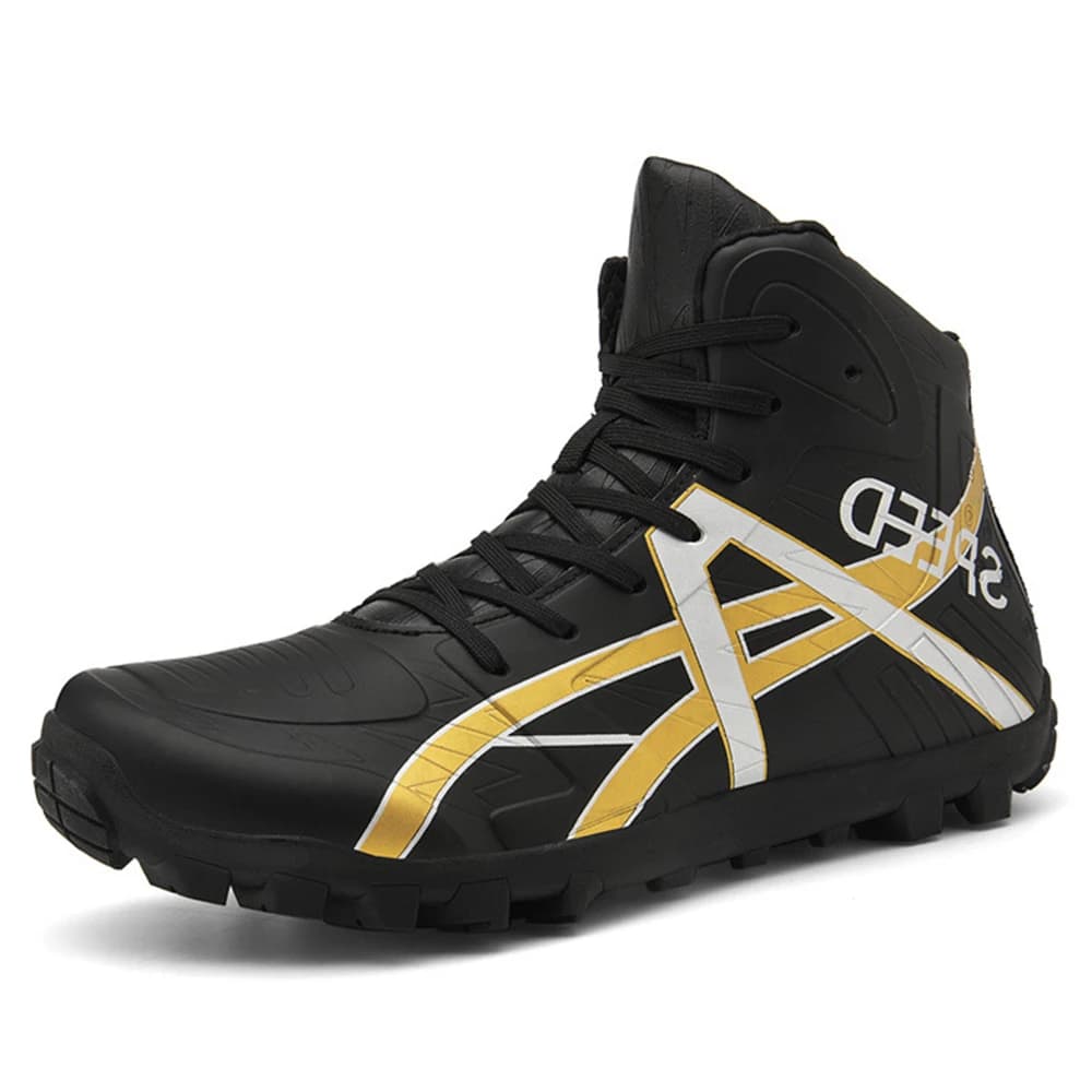 Botas De Moto Black Motorcycle Boots Men Moto Racing Motocross Off-Road Motorbike Motorcycle Shoes Botas Moto Riding Boots