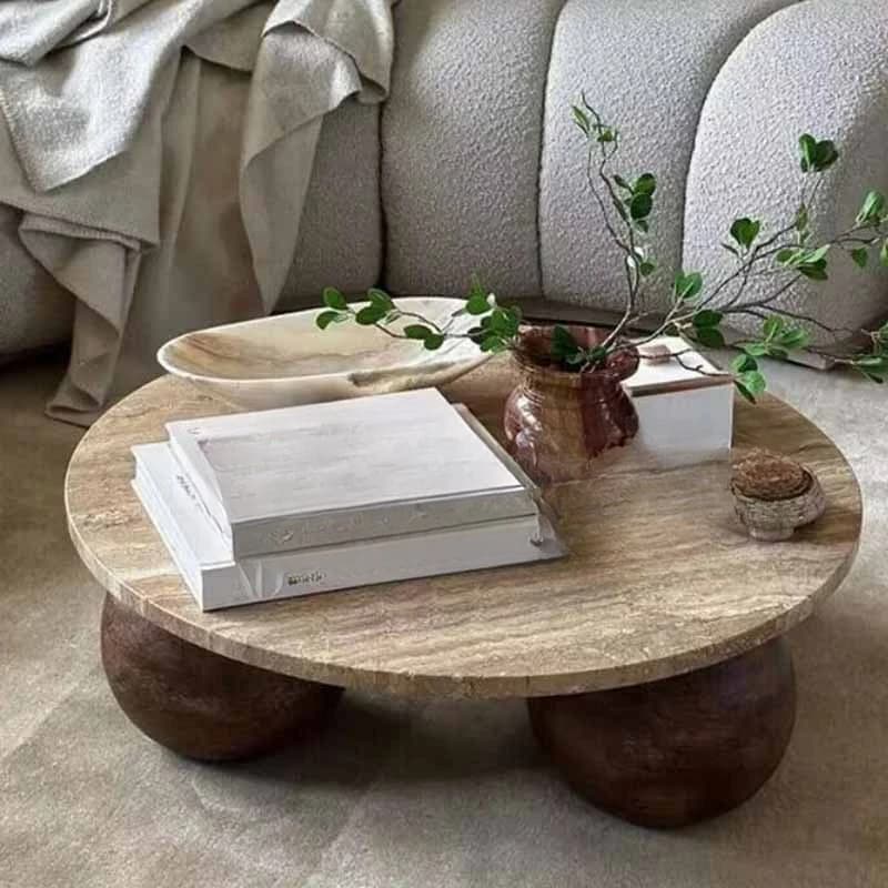 Nordic Bedroom Coffee Table Hardcover Round Unique Italian Center Coffee Table Design Luxury Mesa Centro Salon Home Furniture