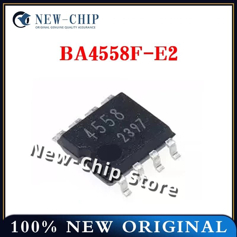 50PCS-1000PCS/LOT  BA4558F-E2   4558   SOP-8   Operational amplifier chip  BA4558