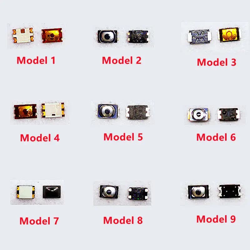 10Pcs/Lot Tactile Push Button Switch Tact Micro Switch SMD On Off Inner Button for iPhone Android Huawei Mi OPPO Mobile Phone