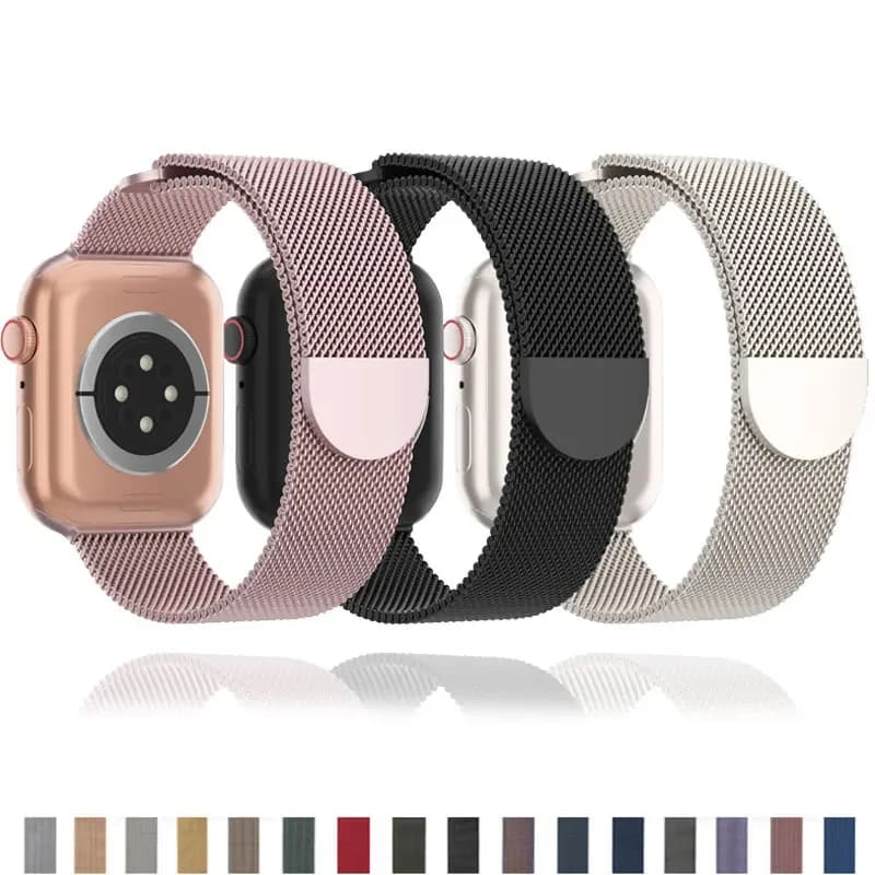 Milanese Loop Strap for Apple Watch Ultra Band 49mm 45mm 44mm 42mm 41mm 40mm Metal Bracelets for iwatch SE series 9 8 7 6 5 46mm
