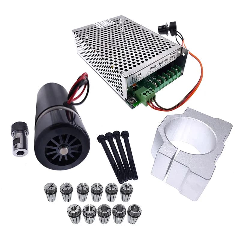 48V 300W Dc Spindle Set 0~60VDC Adjustable speed Governor Power Supply both 110VAC & 220VAC for Engraving machine