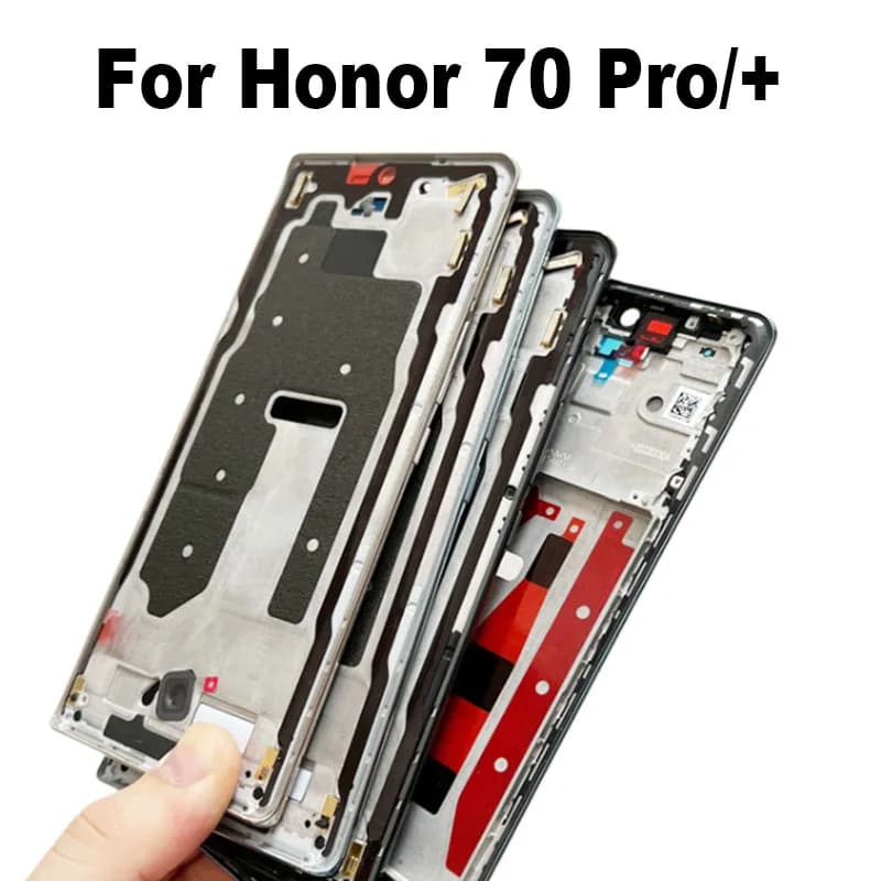 6.78" Middle Frame For Huawei Honor 70 Pro + Plus Front Bezel Housing Lcd Supporting Holder Rear Plate Chassis FNE-AN00 FNE-NX9