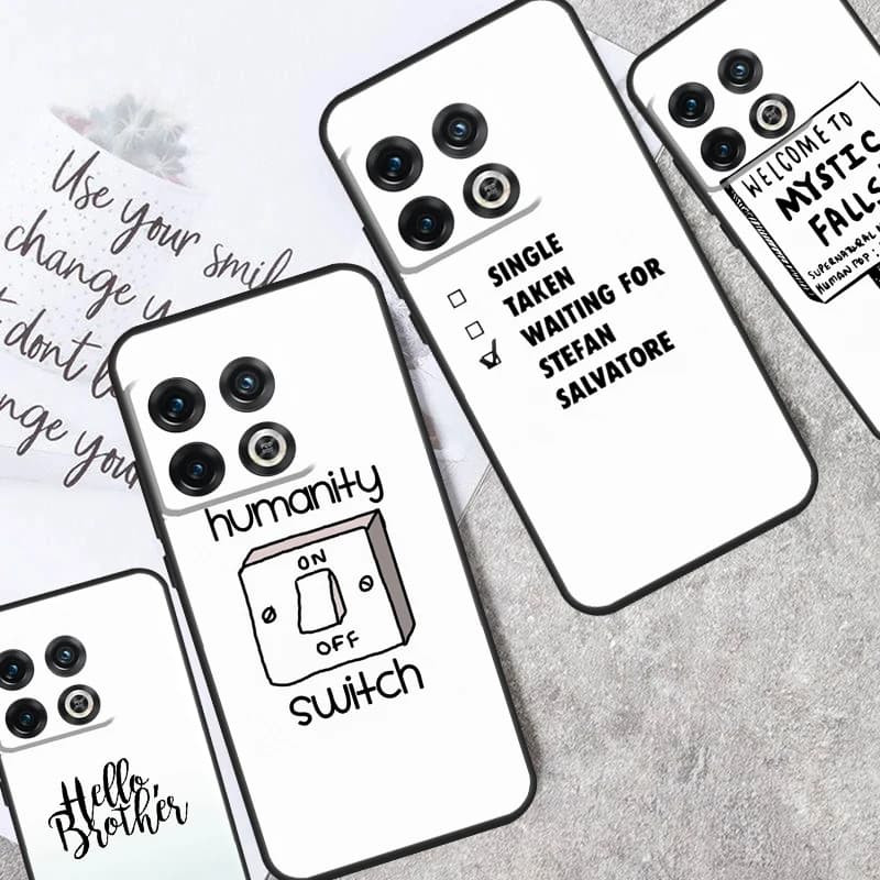 The Vampire Diaries Quotes Art Case For OnePlus Nord N10 N20 2T CE 2 3 Lite OnePlus 12 11 9 10 Pro 9RT 10R 10T 12R Cover