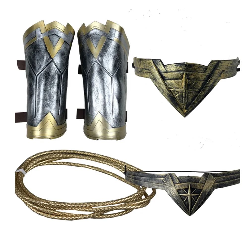 Halloween Cosplay Superhero Women Lasso of Truth Diana Prince Rope Whip Weapons Costume Wonder Fancy Dress Party Anime