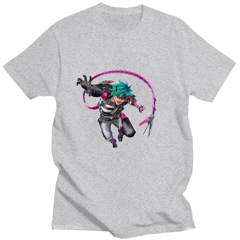 Cartoon Harajuku Anime T-shirt Apex Legends Summer Cotton Tee-shirt Funko Pop Aesthetic O-neck Tshirt Sudaderas Fashion Clothes
