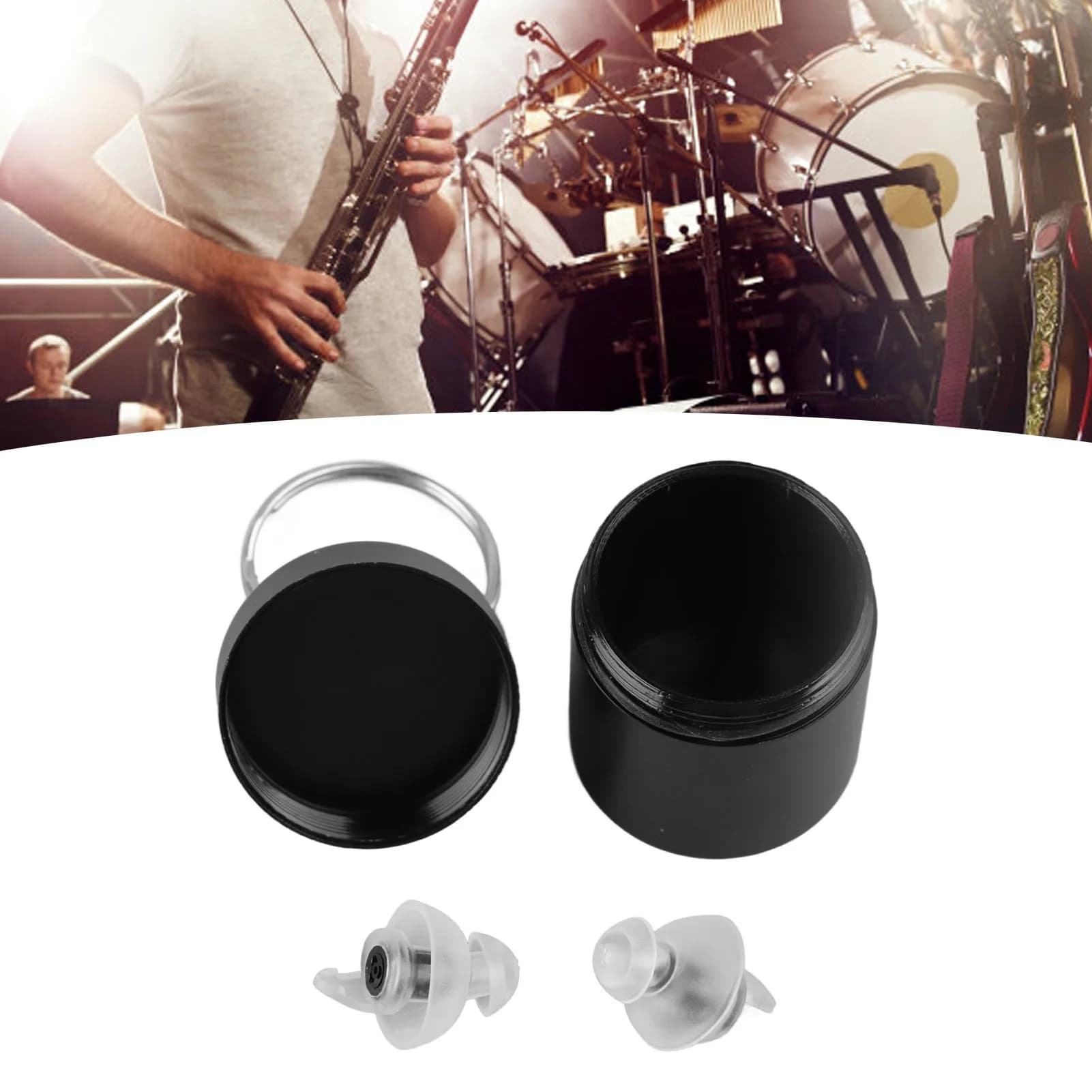 ZK30 Music Earplugs YE‑9 High Fidelity Noise Reduction Earplugs Hearing Protection Concert Earplugs Fidelity Musician