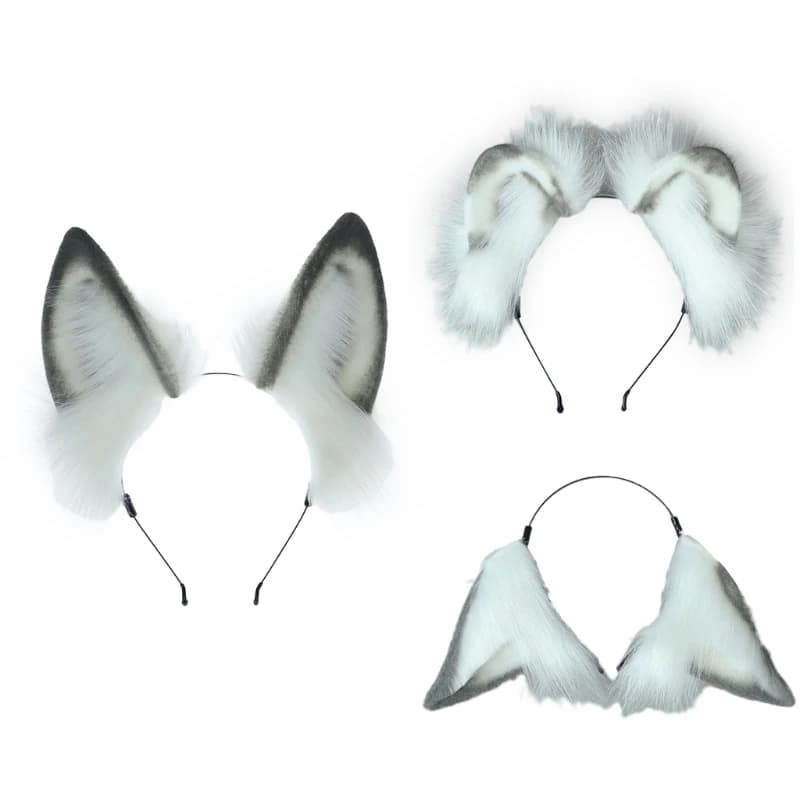 Plush Ear Headband Shows Costume Maid Hairband Theme Party Hairhoop Dropshipping