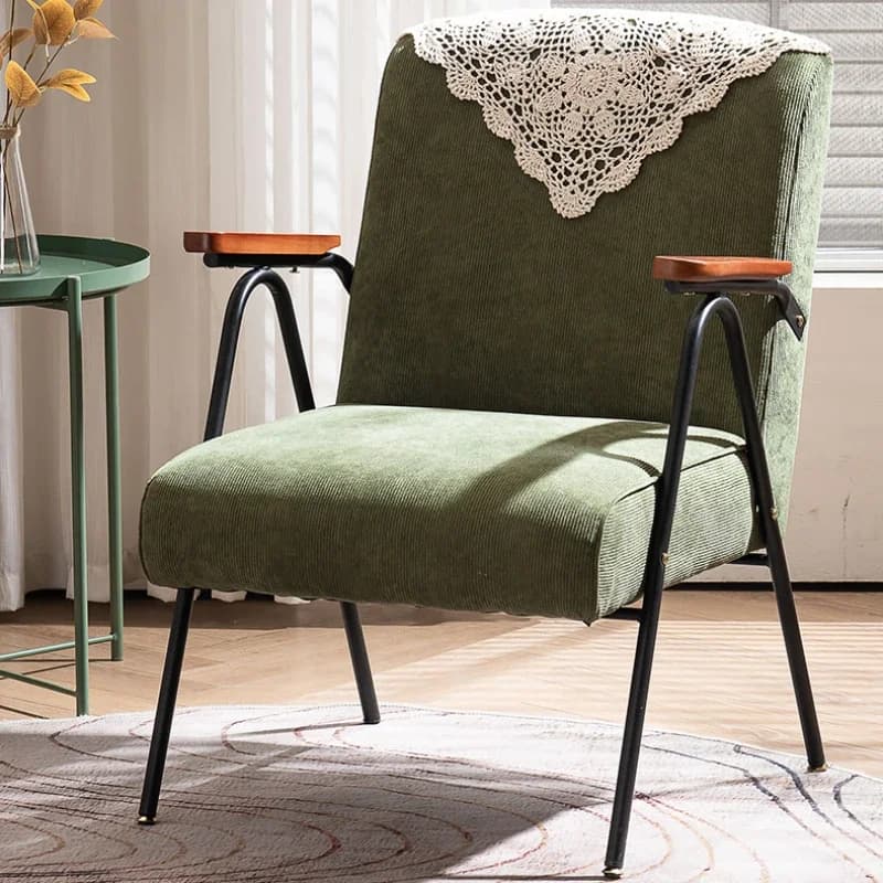 Metal Comfy Relax Living Room Chair Nordic Designer Simple Modern Lazy Chair Puffs Accent Single Balcony Fauteuil Home Furniture