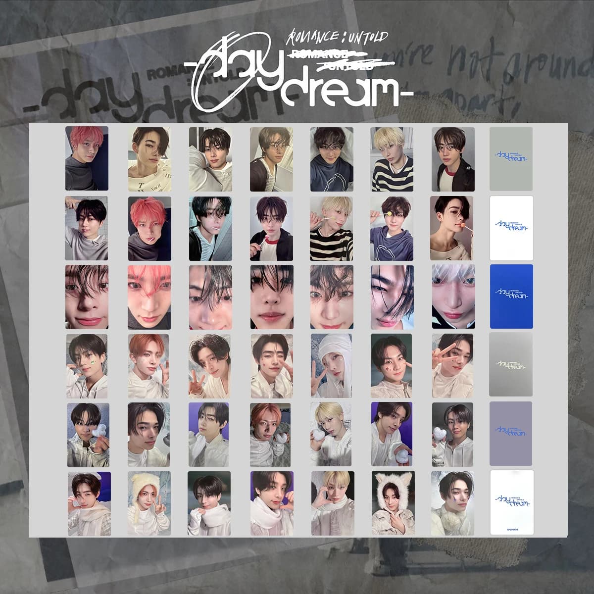 KPOP Idols Day Dream HD Photocards 7Pcs/Set JUNGWON HEESEUNG SUNGHOON SUNOO Double Sides LOMO Cards Fans Collection Postcard