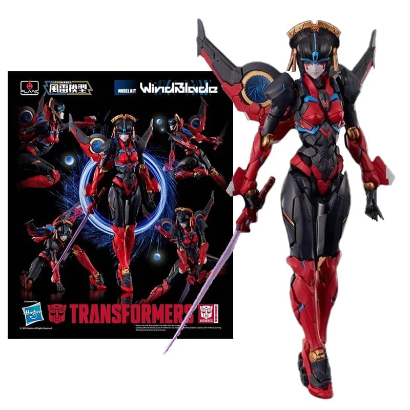 Genuine Transformers Action Figure Windblade Mobile Suit Girl Collectible Figure Anime Action Figure Toys for Children
