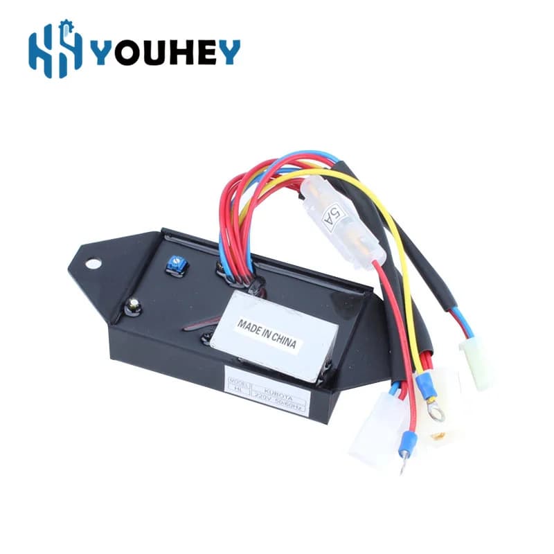 J106 J108 J315 for Kubota 5.5-20KVA Single Phase 220v AVR Automatic Voltage Regulator Gasoline Generator Parts 9 wires