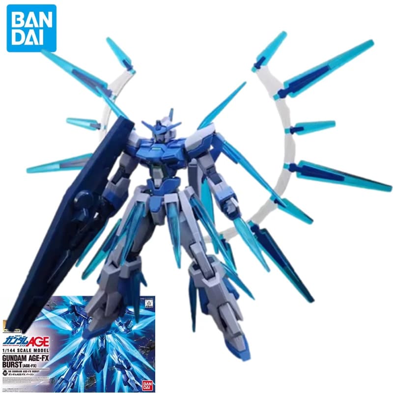 Bandai AGE-FX finally breaks out Gundam model HG series mecha assembly toy movable robot figure collection ornament gift