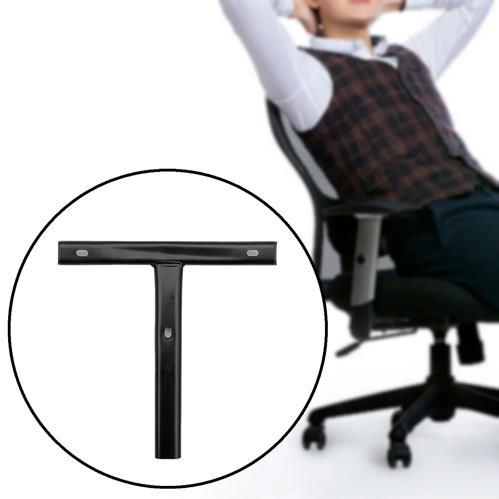 Reclining Swivel Chair Backrest T-Shaped Rod T-Shaped Piece Swivel Chair Accessories Chair Accessories For Backrest Office Swive