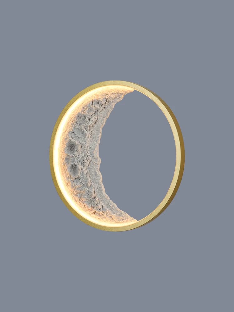 Minimalist Modern Living Room Background Wall Decorative Light Creative Crescent Designer Bedroom Bedside Decorative Wall Light