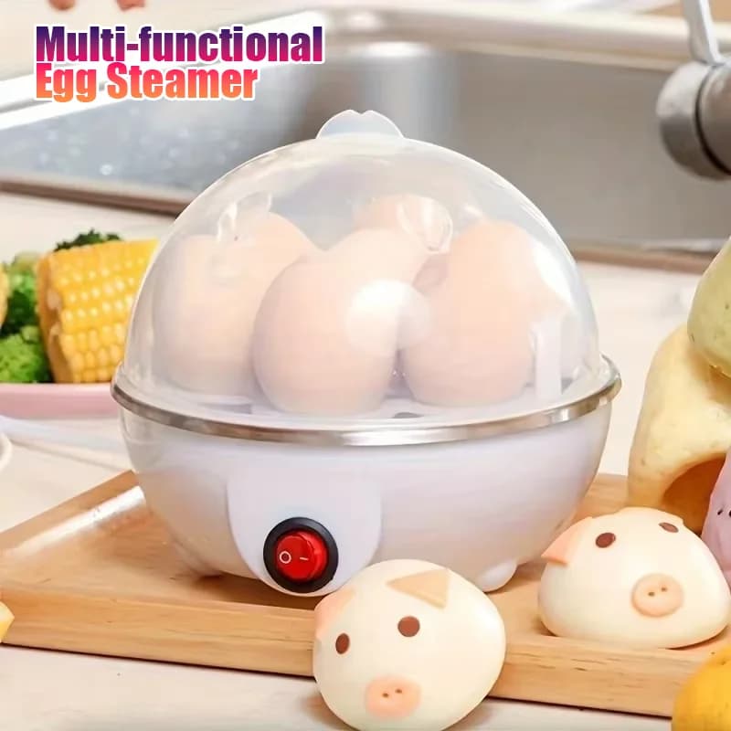 2-tier Egg Cooker Large 14 Eggs Capacity, Tomorotec Electric Rapid Egg Maker, Auto Off for Hard Boiled Eggs, Poached Eggs,