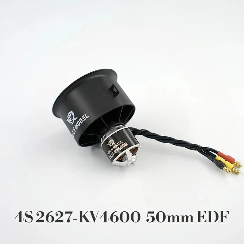 XFLY Galaxy X5 50mm 12-Blades 4S EDF Power System Ducted Fan 2627-KV4600 Brushless Outrunner Motor for Rc Jet Aircraft