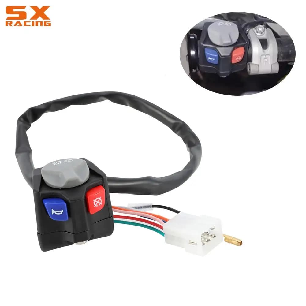 Motorcycle Headlight Horn Kill Switch For KTM HUSQVARNA GAS GAS EC250-300 EC250F/350F 21-23 TE 125 14-16 TE 150 17-19 TE 250