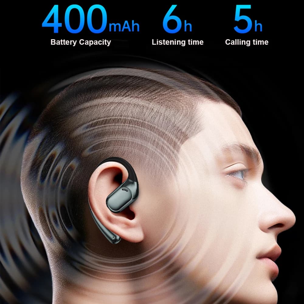 WiWU Newest Wireless Earphone Long Battery Sport Earbuds Waterproof IPX5 Audio Earphone Type C Charging Bluetooth Airbuds