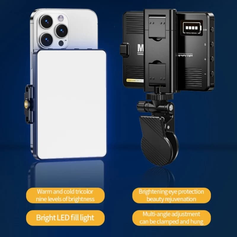 Mini hot shoe filling light on-site photography LED portable atmospheric beauty mobile phone camera pocket adjustable photograph