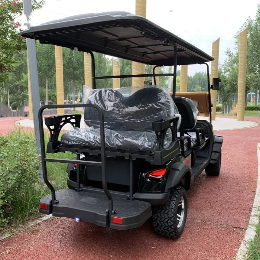6 Person Front Bumper Golf Car Factory Price Electric Golf Cart With Folding Windshield Golf Cart Electric Free Custom Color