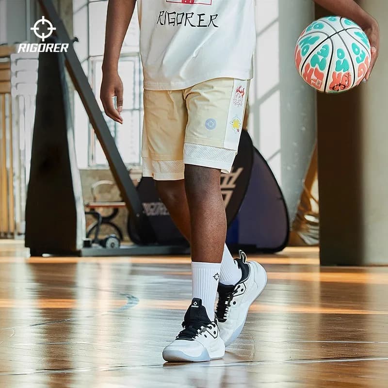 RIGORER Sports Running Shorts Basketball Shorts Summer Training Fitness Breathable Running Shorts Sports Pants American Shorts