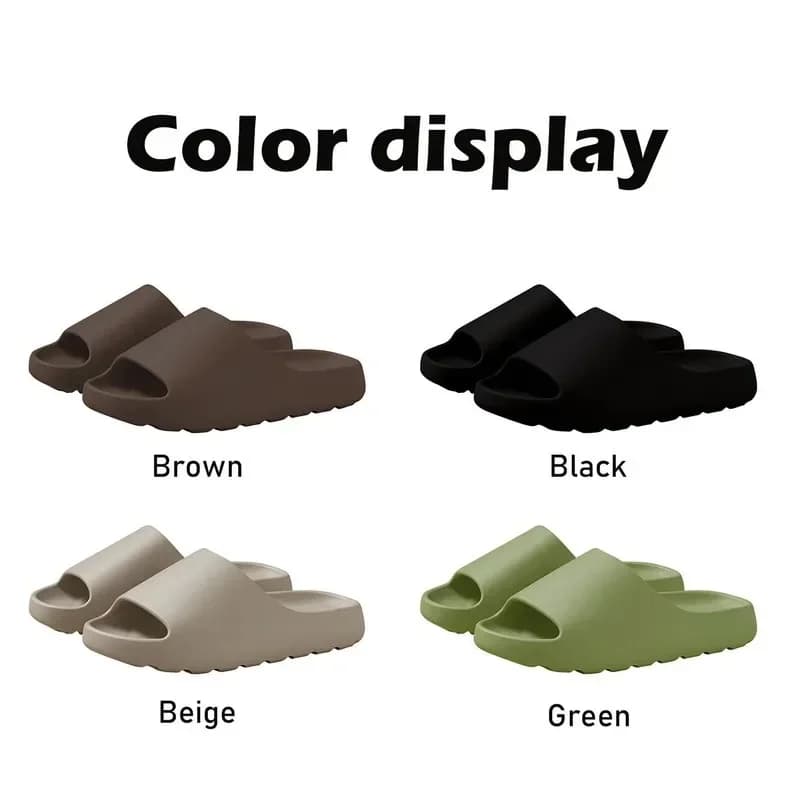 suitable for sports outdoor wear and home use They have a strong sense of stepping on poop and thick bottom EVA sandals sandals