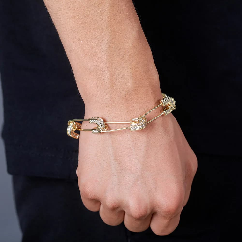 Safety Pin Bracelets