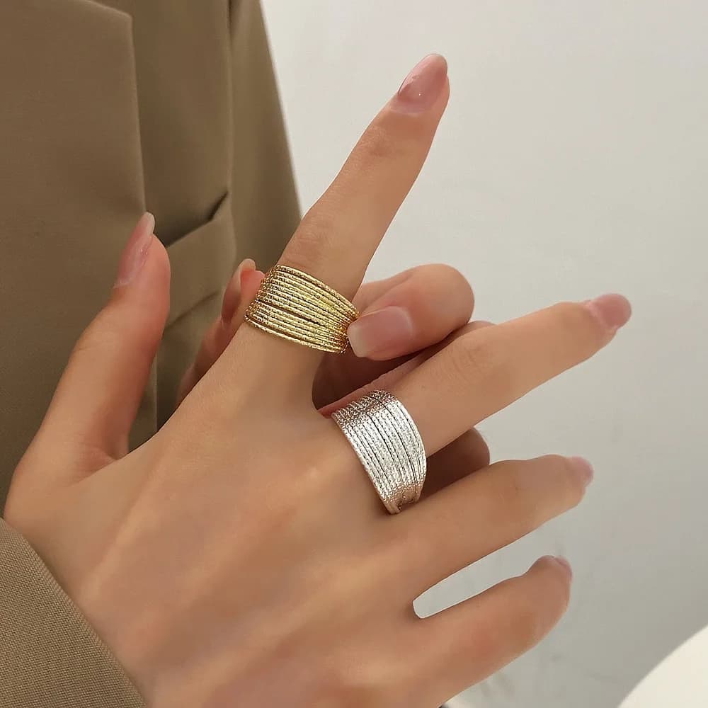 Luxury multilayer split ring