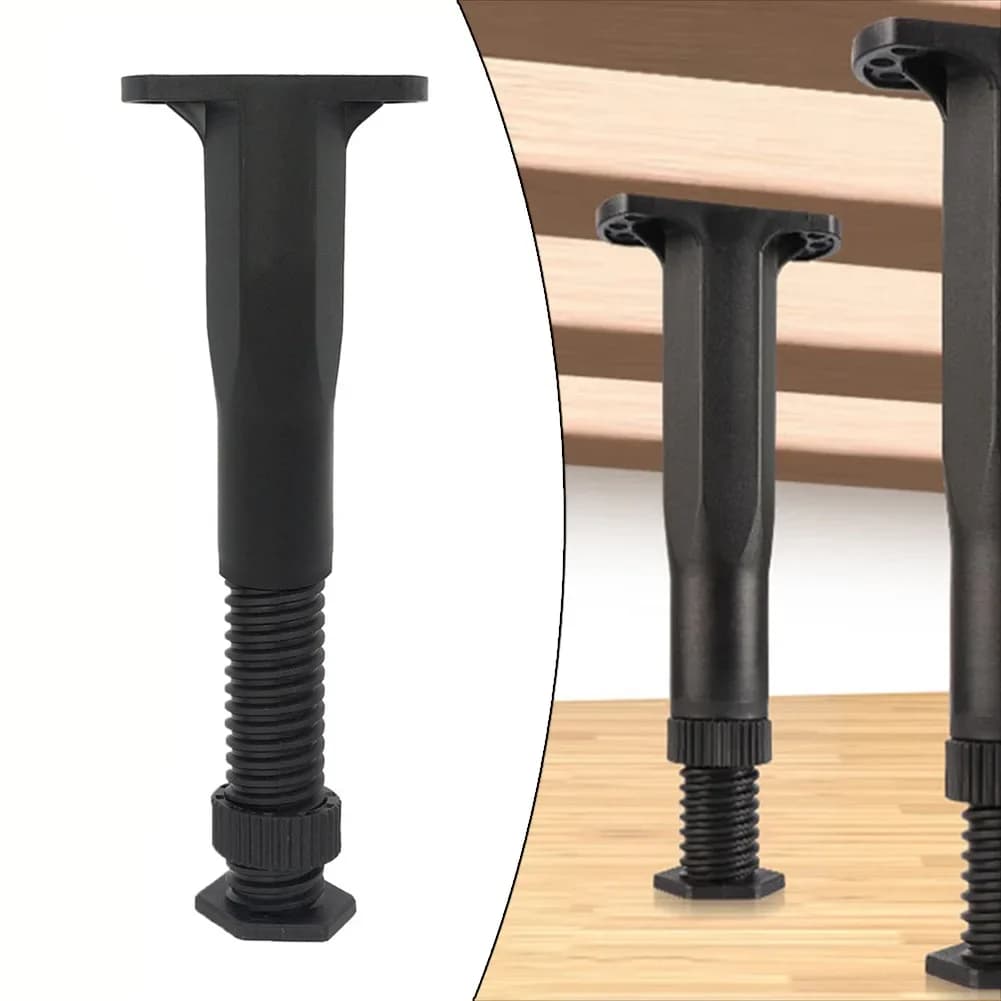 Furniture Hardware Feet Telescopic Furniture Stand Support Plastic Steel Stand Adjustable Heightening Bracket Bed Beam Support