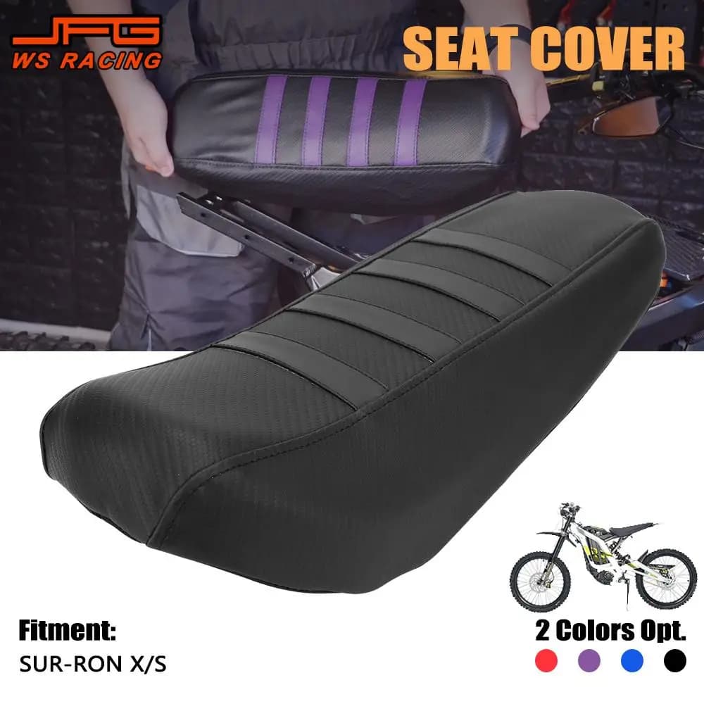 For Sur Ron Seat Cover Motorcycle Rain Gripper Soft Saddle Dust Cover Waterproof Protector For Sur-Ron Surron S X Electric Bike