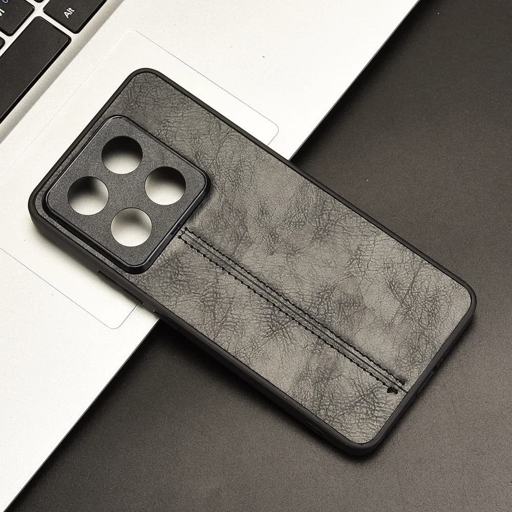 Premium PU Leather Case Hard Plastic Shockproof Cover for Xiaomi 14T Pro 14TPro