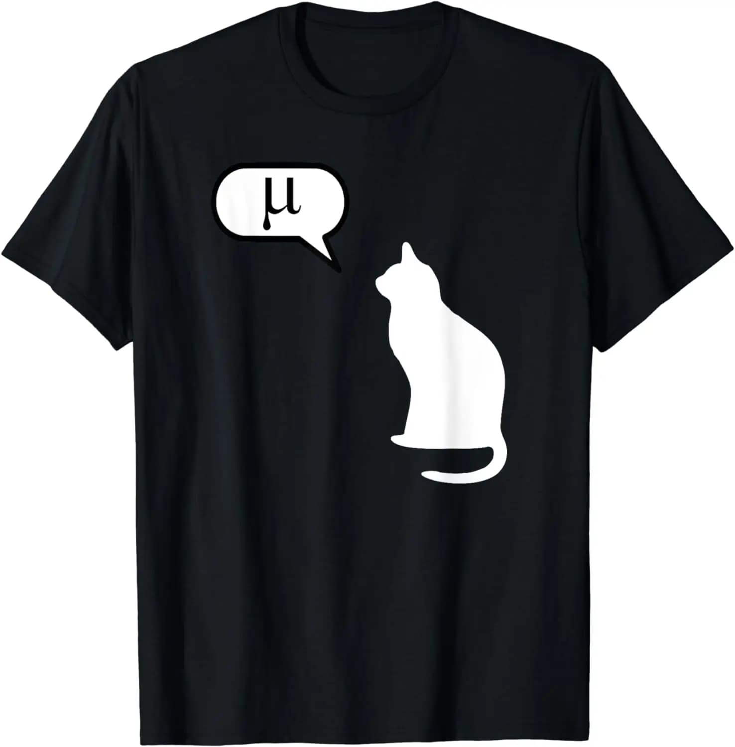 Science Cat - Math Cat, Statistics Cat, Biology Cat, Kitten T-Shirt Crisp and Breathable Short Sleeves for Men and Women