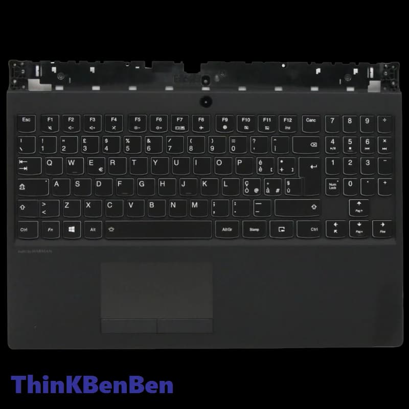 IT Italian Black Keyboard Upper Case Palmrest Shell Cover For Lenovo Legion Y540 15 15IRH Y7000 2019 PG0 5CB0U42710