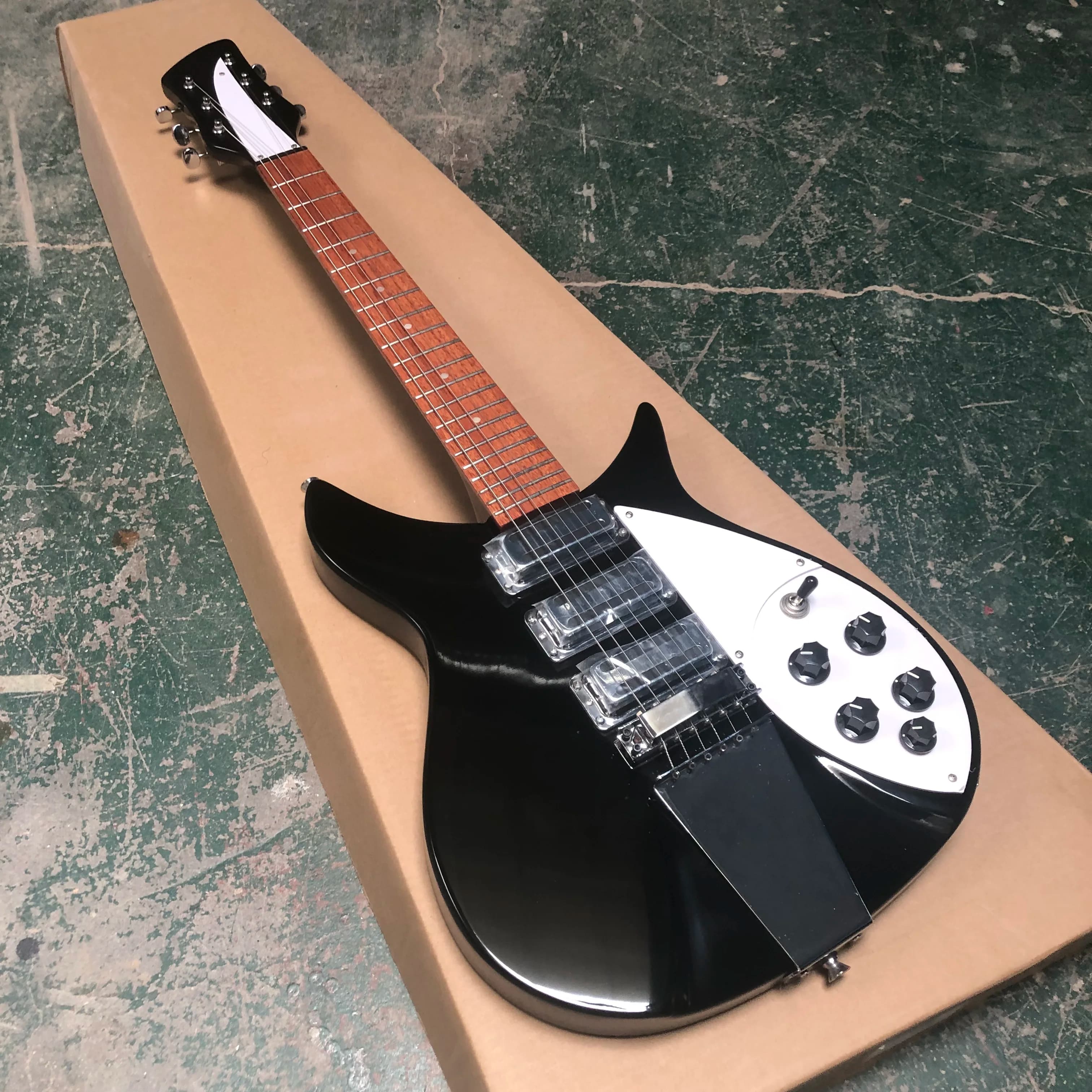 325 Black 6-String Electric Guitar, Korean made Qinqiao,  Wholesale and retail