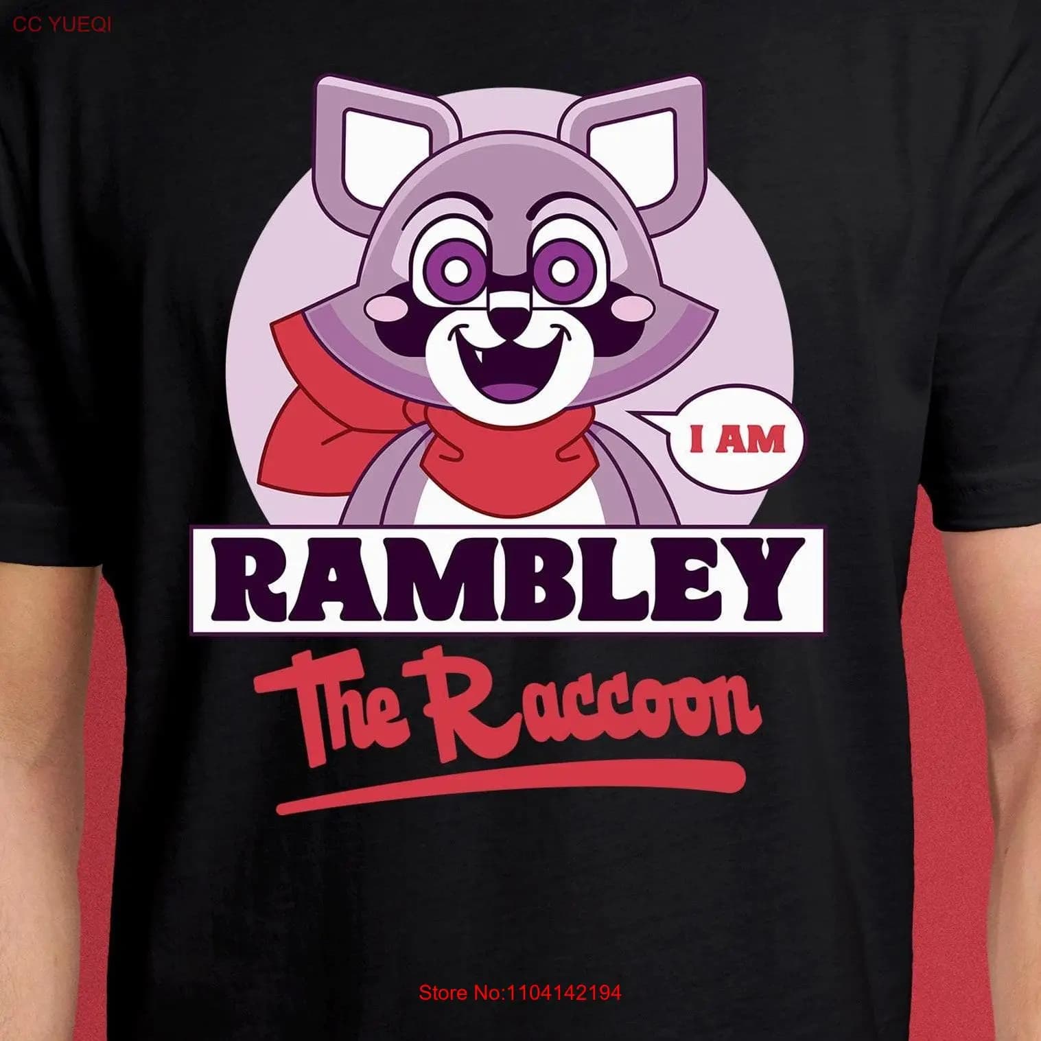 Rambley The Raccoon Vintage T Shirt Indigo Park Video Game Gaming Gamer Finley Sea Serpent Survival long or short sleeves