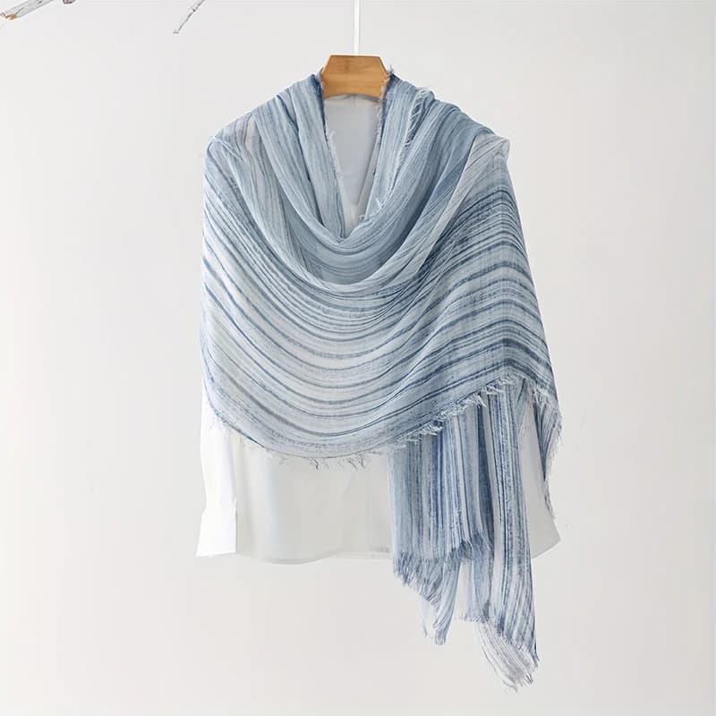 Cotton Scarf Tie-dyed Shawls Muslim Hijab For Women Crinkle Pleated Hijab Headscarf Wraps Femme Foulard Stoles Headband Bufanda