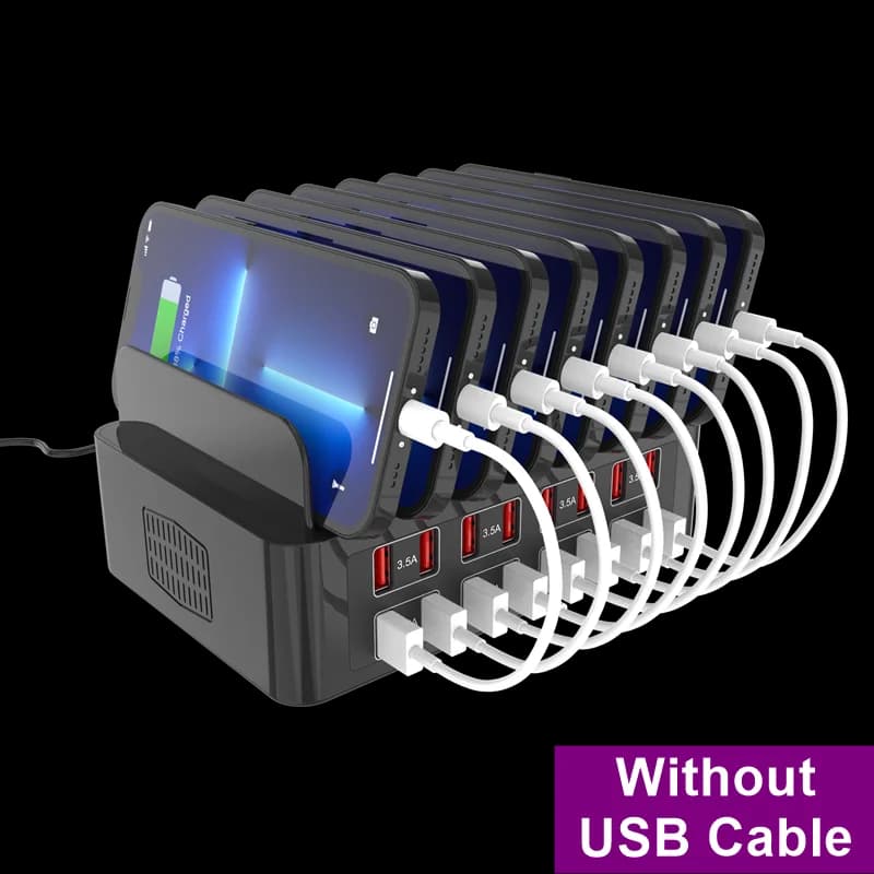 150W Universal Multi USB Fast Charger 16 Port 3.5A MAX Charging Station Stand For Ipad Iphone 14 13 Samsung S22 Xiaomi Tablet