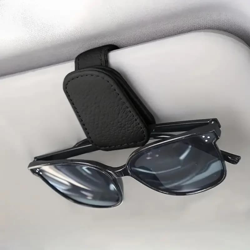 Car Sun Visor Glasses Case Holder Sunglasses Clip Ticket Card Clip  Multifunction Portable Clip Auto Interior Accessories