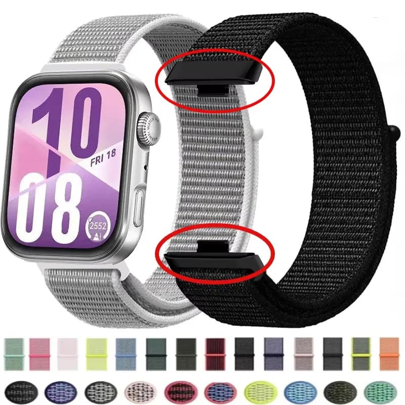 Nylon Strap For Huawei Watch Fit 4 3 Woven Sports Smartwatch Wristband Correa Huawei Watch Fit 4/4 Pro Strap Bracelet Watchband