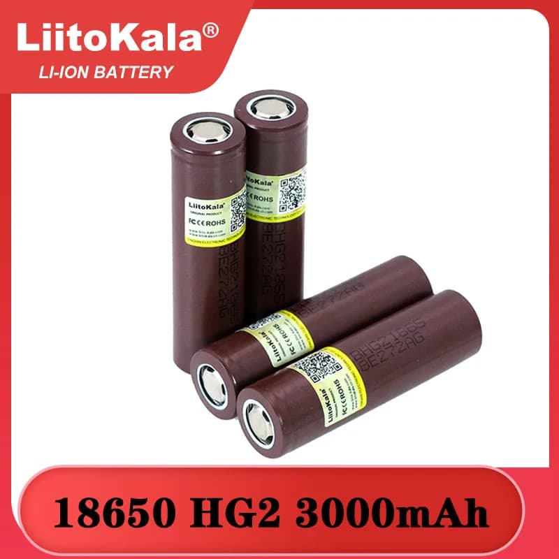 100% New Original HG2 18650 3000mAh battery 18650HG2 3.6V discharge 20A dedicated For hg2 Power Rechargeable battery