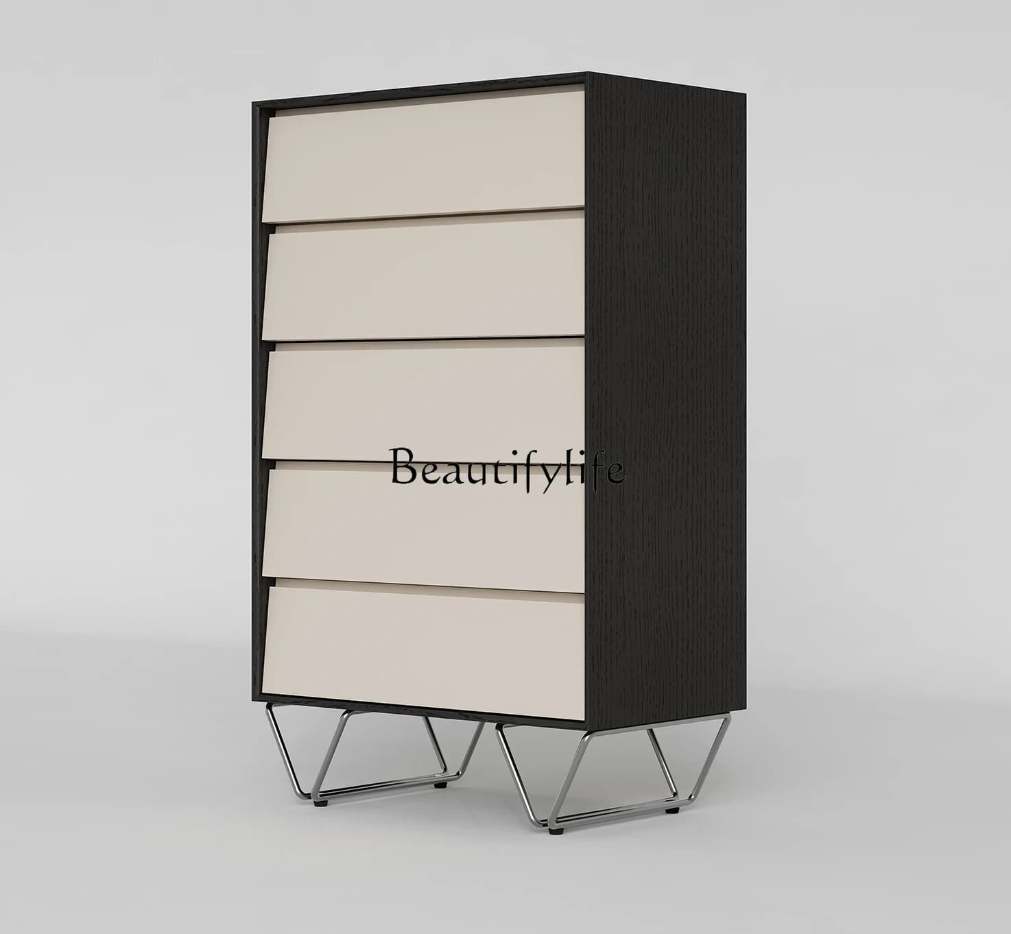Modern Minimalist Chest of Drawers Locker French Cream Style Clothes Closet Bedroom Bed Art Storage Cabinet