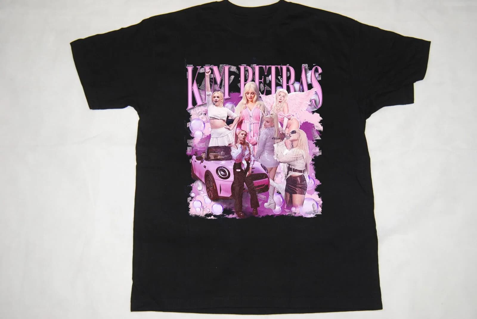 Kim Petras Black T-Shirt Cotton Full Size Unisex S-5XL