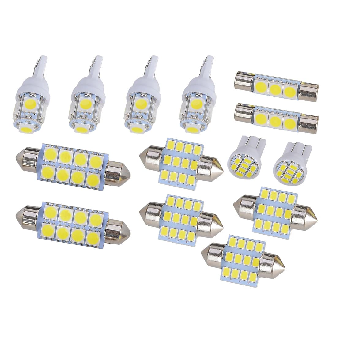 1 Set White LED Interior Light Bulb Lamp Package Kit 12V Fit for Chevrolet Silverado GMC Sierra 1995 1996 1997 1998
